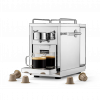 Sjöstrand THE ORIGINAL 2.0 Stalowy Ekspres do Kawy w Kapsułkach / Srebrny Polerowany (Kompatybilny z Nespresso)